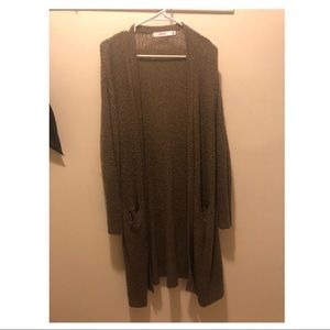 Long heavy cardigan
